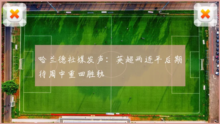 哈兰德社媒发声：英超两连平后期待周中重回胜轨