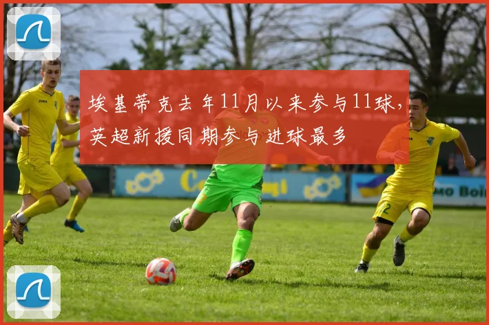 埃基蒂克去年11月以来参与11球，英超新援同期参与进球最多
